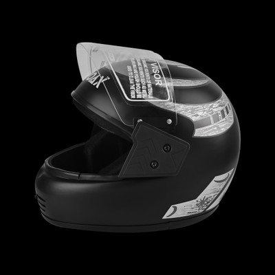 NOAX unisex full face quality helmet @@166 Motorbike Helmet(Grey)