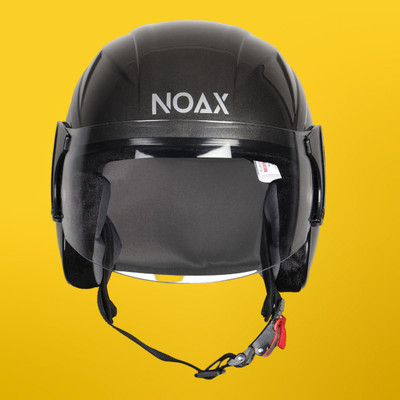 NOAX unisex open face helmet for safty298 Motorbike Helmet(Grey)