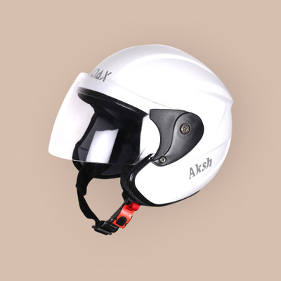 Font Unisex Full Face Helmet For Motorbikes -678-ABC Motorbike Helmet(White)