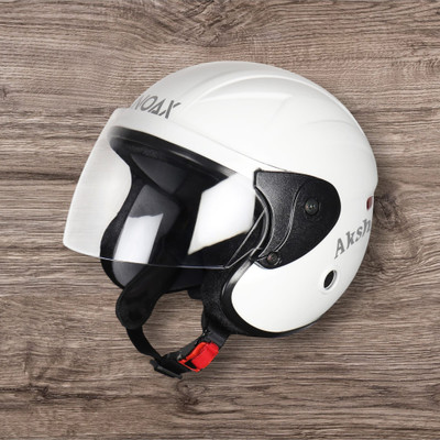 Font Unisex Full Face Helmet For Motorbikes -695-ABC Motorbike Helmet(White)