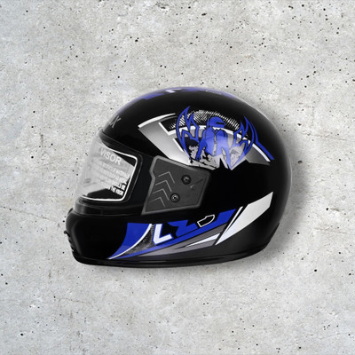 NOAX KING OF HELMET UNISEX OPEN FACE motorbike HELMET-Blue84 Motorbike Helmet(Blue)