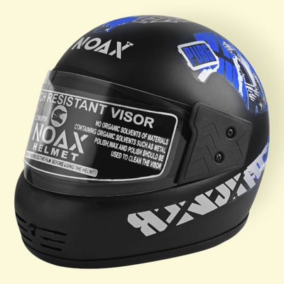 NOAX UNISEX SAFETY HELMET ONROAD HELMET- TWO WHEELER,BIKE & SCOOTER (SL-1063 Motorbike Helmet(Blue)