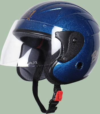 nextin nano_152 Motorbike Helmet(Blue)