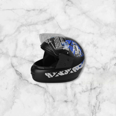 NOAX unisex full face good hard quality helmet-Silver303303-Helmet 6- 03BLUEBLUE303 Motorbike Helmet(Blue)