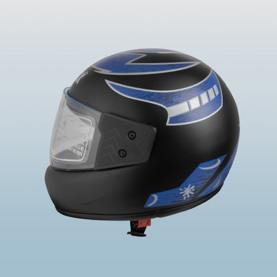 NOAX unisex full facce helmet original@25 Motorbike Helmet(Orange)