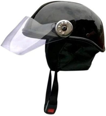 manyas Clasic HELMET CAP Motorbike Helmet(Black)