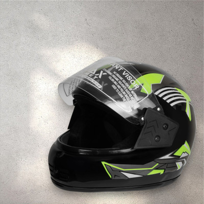 NOAX UNISEX UNIQUE FELMET FOR RIDIDNG BIKES-Green227 Motorbike Helmet(Green)