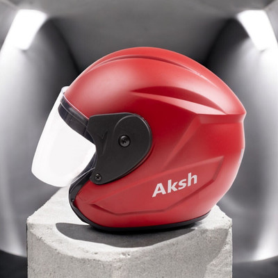 NOAX ISI MARKED KING OF HELMET UNISEX RIDDING HELMET TOP SELLING(DD-404 Motorbike Helmet(Red)