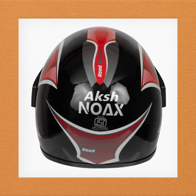 NOAX SOLID BRANDED & ISI MARKED HELMET FOR UNISEX SAFE RIDE(SLFK-929 Motorbike Helmet(Red)