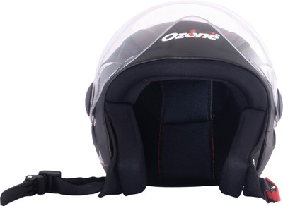 OZONE Superior Certified Helmet_openface@VG&_368 Motorbike Helmet(Black)