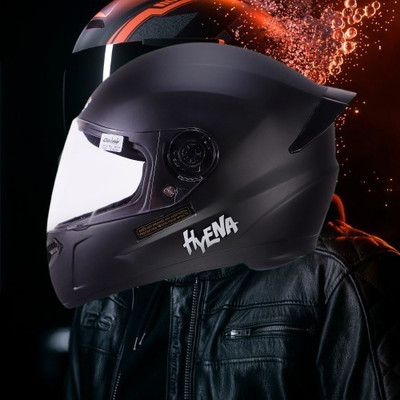 OZONE Full Face_Unique Design Helmet_Premium Class_@V@14 Motorbike Helmet(Black)