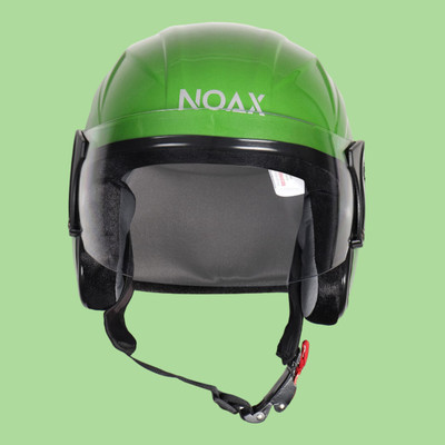 NOAX ISI MARKED KING OF HELMET UNISEX RIDDING HELMET TOP SELLING(DD-318 Motorbike Helmet(Light Green)