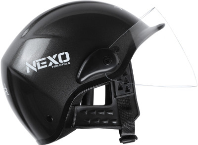 Xinor Nexo Motorbike Helmet(Silver Black)
