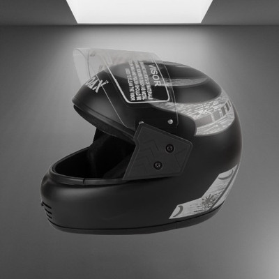 NOAX UNISEX HELMET FOR SAFTY RIDING FOR BIKEE11 Motorbike Helmet(Grey)