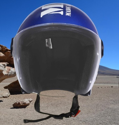 OZONE Zippo plain_OF_Unisex_largesize_Oz095 Motorbike Helmet(Blue)