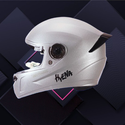 OZONE JBM_PRIME_HELMET_FULLFACE_GRADE 1_SAFETY AND STYLE_@V@_289 Motorbike Helmet(SILVER WHITE)