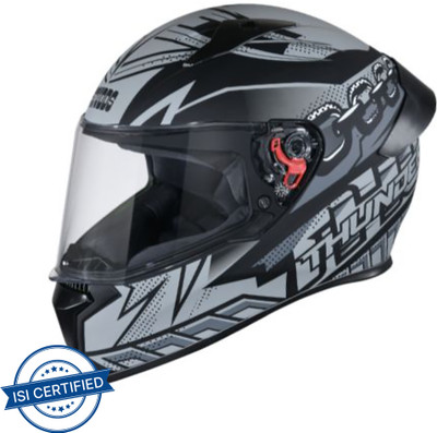 STUDDS THUNDER D5 Motorbike Helmet(Matt Black N4)