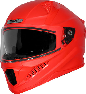 Steelbird SBH-25 Rudra ISI Certified Full Face Helmet for Men and Women Motorbike Helmet(Glossy Sports Red)