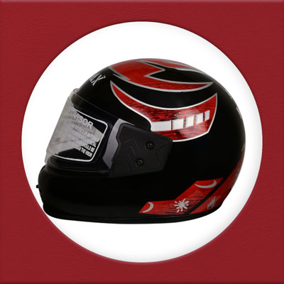 NOAX unisex full face good hard quality helmet-Green354354-Red kimi-ABCD Motorbike Helmet(Red)