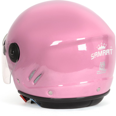 warriorride Full Face Motorbike Helmet, ISI DOT Certified, Clear Visor, Eco TM Helmets Motorbike Helmet(Pink)