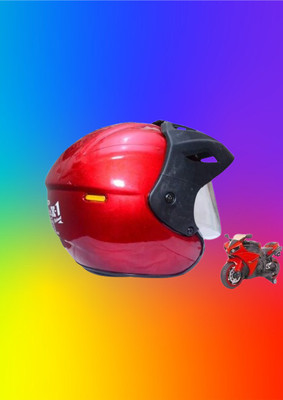 MonteX-1 New_Flip-up Bike helmet U137 Motorbike Helmet(Red)