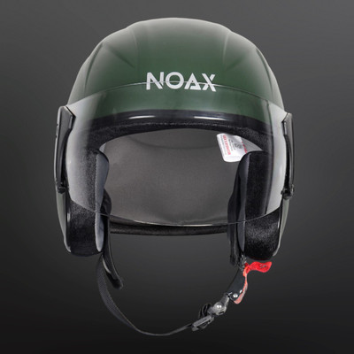 NOAX unisex open face helmet for safty423 Motorbike Helmet(Green)