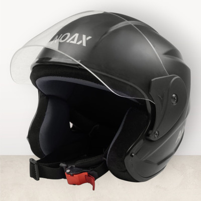 NOAX ISI MARKED KING OF HELMET UNISEX RIDDING HELMET TOP SELLING(DD-1453 Motorbike Helmet(Black)