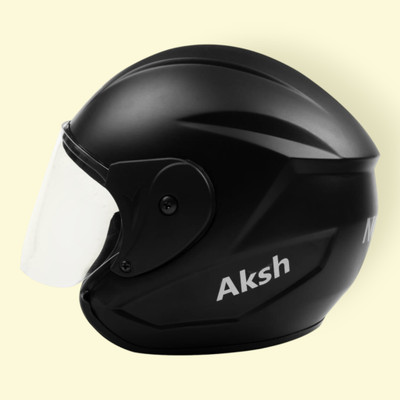 NOAX UNISEX HELMET ISI PROOFED SOLID HELMET BUY SURE@282 Motorbike Helmet(Black)