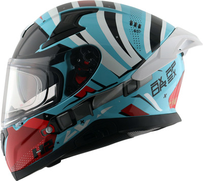 Axor Apex Hex-2 Motorbike Helmet(Hex Blue Red)