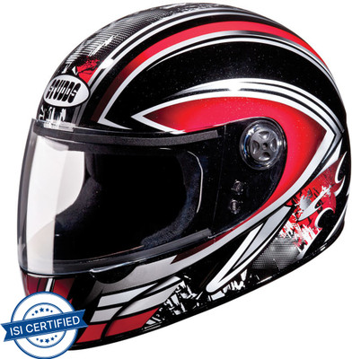 STUDDS Chrome D1 Motorbike Helmet(Black N2)