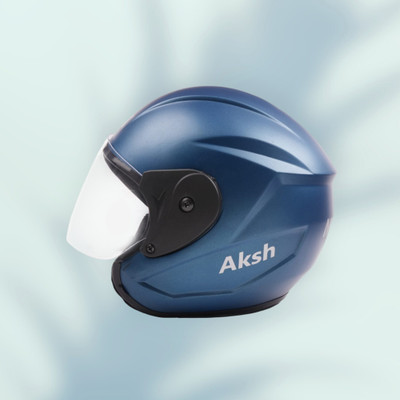 NOAX SAFETY HELMET FOR ONROAD RIDDING SOLID MATERIAL-TWO WHEELER(SLFK-AT-1301 Motorbike Helmet(Blue)