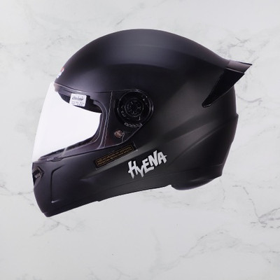 OZONE Full Face_Premium Helmet_Superior Quality_Unique Design_@v@G34 Motorbike Helmet(Black)
