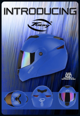 fuery Flipup rainbow helmet for boys RFU-33_New Motorsports Helmet(Blue)