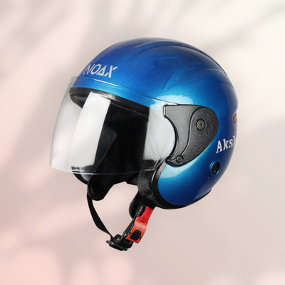 NOAX Unisex Full Face Helmet For Motorbikes -533 Motorbike Helmet(Blue)