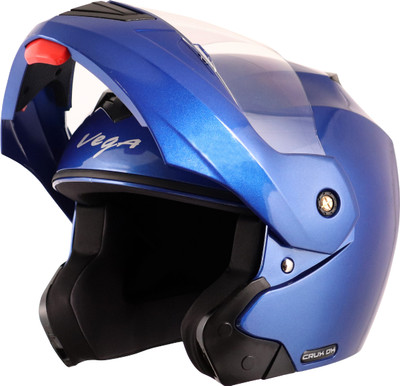 VEGA Crux Dx Motorbike Helmet(M.Blue)