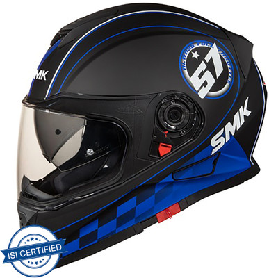 SMK Twister Blade Motorbike Helmet(Matt Black)