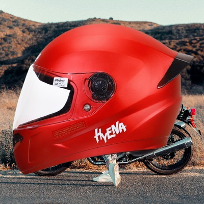 OZONE Full Face_Unique Design Helmet_Premium Class_@V@05 Motorbike Helmet(Red)