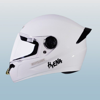 OZONE FULL FACE_HELMET_Hyana_Super Quality_JSR@V@17 Motorbike Helmet(White)