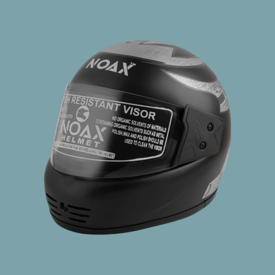 NOAX UNISEX HELMET FOR SAFTY RIDING FOR BIKE55 Motorbike Helmet(Grey)