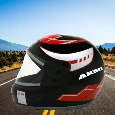 NOAX UNISEX SAFETY HELMET ONROAD HELMET- TWO WHEELER,BIKE & SCOOTER (SL-248 Motorbike Helmet(Black)