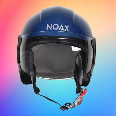 NOAX open helmetfor bike1104 Motorbike Helmet(Blue)