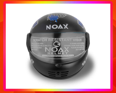 NOAX SOLID QUALITY FOR UNISEX HELMET FULL FACE SL-111 Motorbike Helmet(Blue)