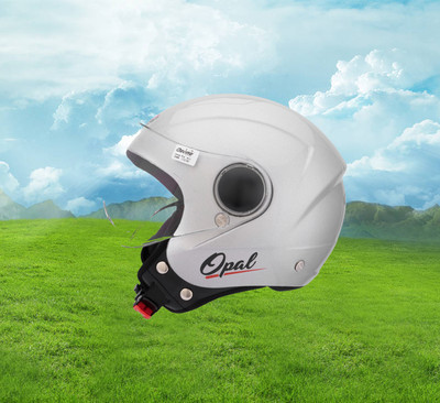 OZONE Opal helmet _openface_freesize_04 Motorbike Helmet(White)