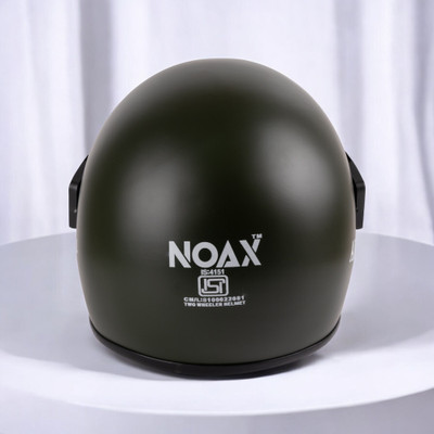 NOAX ISI MARKED UNISEX HELMET FOR RIDDING BIKE NON STOP(DD-114 Motorbike Helmet(Black)