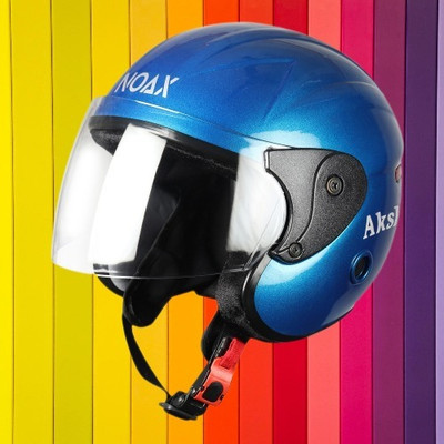 NOAX NHF-425 HALF FACE FOR GENTLEMEN Motorbike Helmet(Blue)