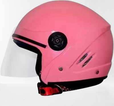 KIN Half Face Helmet_ISI certified_Pink019 Motorbike Helmet(Pink)