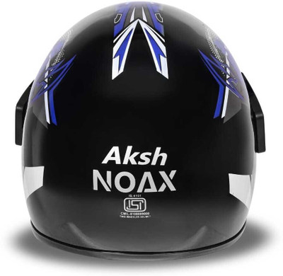 NOAX helmet bazarr unisex full face helmet _31 Motorbike Helmet(Black)