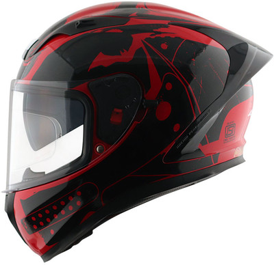 Axor Street DC Batman Motorbike Helmet(Red Black)