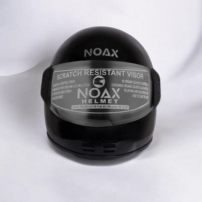 NOAX New_young men helmet for ridinggg motorbike-Black4040-Helmet 4-ABCD40BLACK40 Motorbike Helmet(Black)