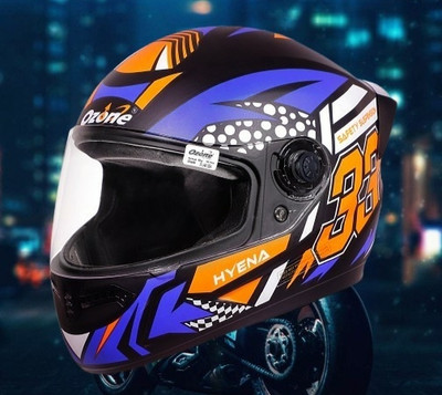 OZONE ONS_Premium Quality_Helmet_GV_@A@_104 Motorbike Helmet(BLUE BLACK)